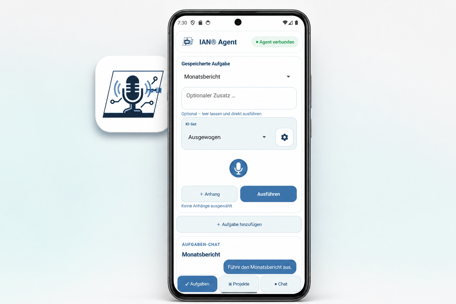 IAN® AI verbindet den Sprachassistenten im Auto mit Agent und Chat